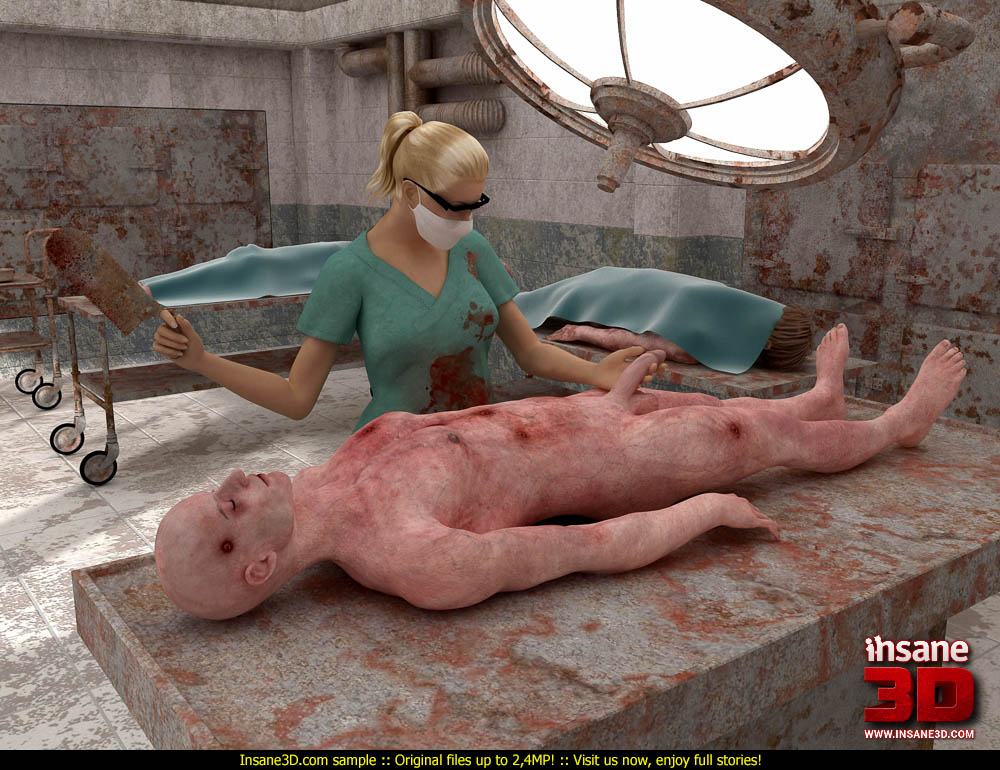 1000px x 770px - Sex with a zombie - Insane 3D Porn Cartoon