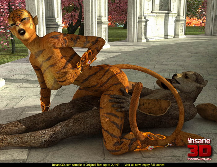 Tiger-babe Insane 3D Porn