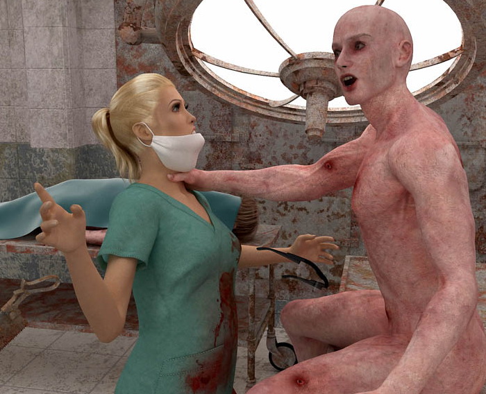 Insane 3D Porn with a zombie